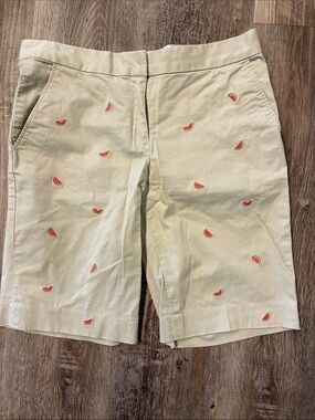 Brooks Brothers khaki shorts with watermelons